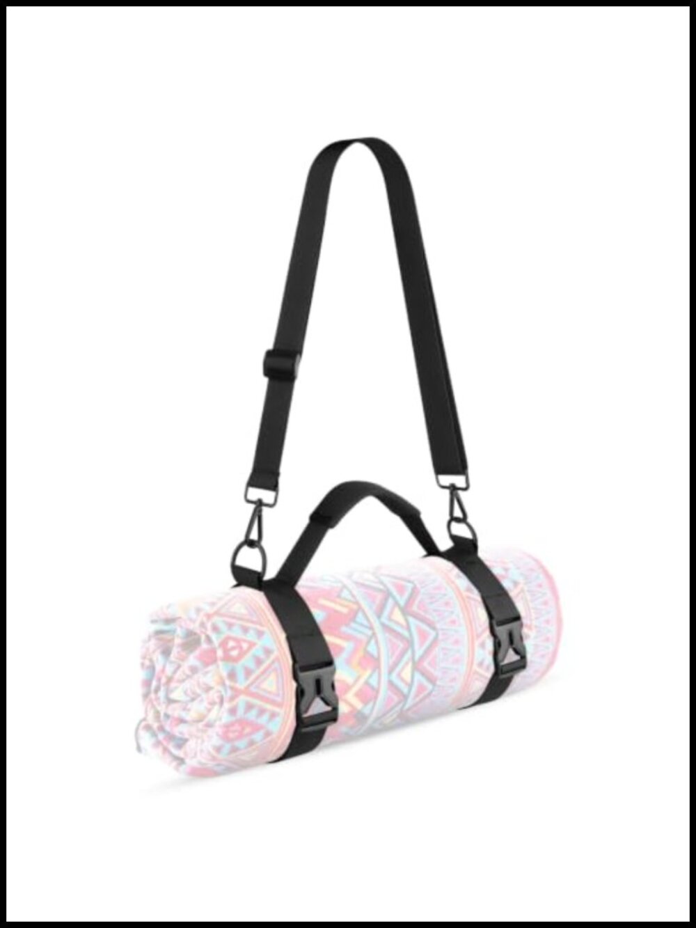Adjustable Yoga Mat Strap Neoprene Nylon Carry Sling Shoulder Handle Pilates